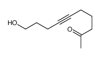 10-hydroxydec-6-yn-2-one结构式