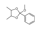 2-methoxy-4,5-dimethyl-2-phenyl-1,3-dioxolane Structure