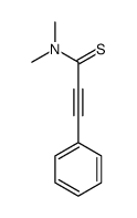 N,N-dimethyl-3-phenylprop-2-ynethioamide结构式