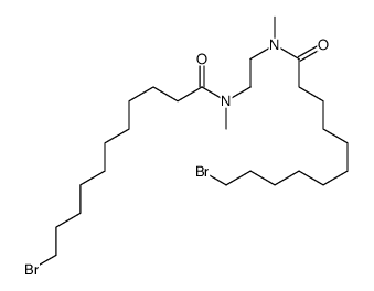 11-bromo-N-[2-[11-bromoundecanoyl(methyl)amino]ethyl]-N-methylundecanamide Structure