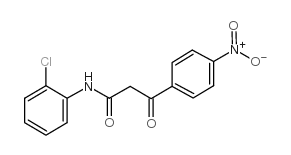 2-氯-2-(4-硝基苯甲酰基)乙酰苯胺结构式