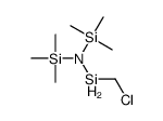 [bis(trimethylsilyl)amino]silyl-chloromethane Structure