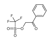phenacyl trifluoromethanesulfonate Structure