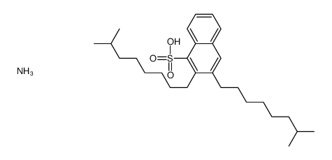 ammonium diisononylnaphthalenesulphonate Structure