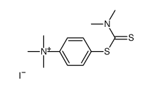 [4-(dimethylcarbamothioylsulfanyl)phenyl]-trimethylazanium,iodide结构式