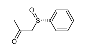 (S)-1-(phenylsulfinyl)-propan-2-one结构式