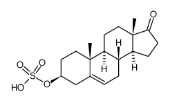 10,13-dimethyl-17-oxo-3-sulfooxy-1,2,3,4,7,8,9,11,12,14,15,16-dodecahydrocyclopenta[a]phenanthrene structure