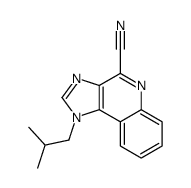 1-(2-methylpropyl)imidazo[4,5-c]quinoline-4-carbonitrile Structure