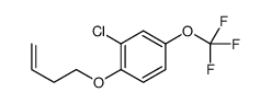 1-but-3-enoxy-2-chloro-4-(trifluoromethoxy)benzene结构式