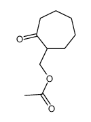 (2-oxocycloheptyl)methyl acetate Structure