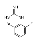 (2-bromo-6-fluorophenyl)thiourea结构式