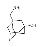 3-(Aminomethyl)adamantan-1-ol结构式