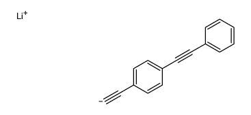 lithium,1-ethynyl-4-(2-phenylethynyl)benzene结构式