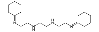 N,N'-bis[2-(cyclohexylideneamino)ethyl]ethane-1,2-diamine结构式