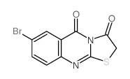 7-bromo-[1,3]thiazolo[2,3-b]quinazoline-3,5-dione结构式