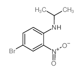 N-Isopropyl4-bromo-2-nitroaniline Structure