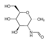 2-deoxy-2-formamido-D-glucopyranose Structure