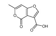 Carboxy-3 one-4 methyl-6 4-H furo[3,2-c]pyranne结构式