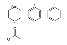 [cyclohexyl(diphenyl)stannyl] acetate Structure