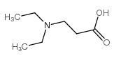 b-Alanine, N,N-diethyl- Structure