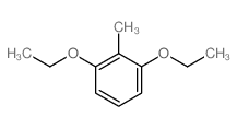 Benzene,1,3-diethoxy-2-methyl- Structure