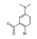 4-溴-N,N-二甲基-3-硝基苯胺结构式
