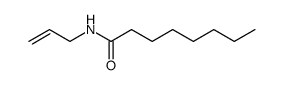 N-allyloctanamide结构式