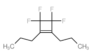 3,3,4,4-tetrafluoro-1,2-dipropyl-cyclobutene Structure