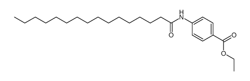 4-palmitoylamino-benzoic acid ethyl ester Structure