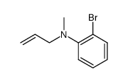2-bromo-N-allyl-N-methylaniline结构式