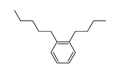 1-butyl-2-pentylbenzene Structure