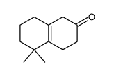 3,4,5,6,7,8-hexahydro-5,5-dimethyl-2(1H)-naphthalenone Structure