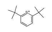 2,6-di-tert-butylthiopyrylium salt Structure