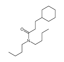 N,N-dibutyl-3-cyclohexylpropanamide Structure