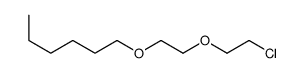 1-[2-(2-chloroethoxy)ethoxy]hexane结构式