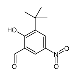 3-tert-butyl-2-hydroxy-5-nitrobenzaldehyde结构式