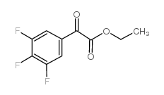 3,4,5-三氟苯甲酰基甲酸乙酯结构式
