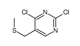 2,4-dichloro-5-(methylsulfanylmethyl)pyrimidine Structure