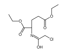 diethyl (2S)-2-[(2-chloroacetyl)amino]pentanedioate结构式