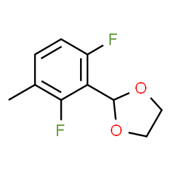 1,3-Dioxolane,2-(2,6-difluoro-3-methylphenyl)-(9CI) Structure