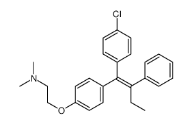 4-chlorotamoxifen Structure