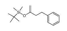 t-butyldimethyl(4-phenyl-1-buten-2-yloxy)silane Structure