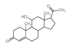 11α-羟孕酮结构式