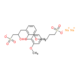 木质素磺酸钠结构式