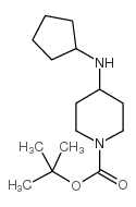 1-BOC-4-CYCLOPENTYLAMINO-PIPERIDINE Structure
