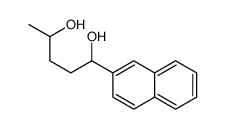 1-naphthalen-2-ylpentane-1,4-diol结构式