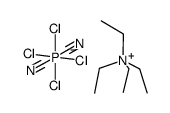 tetraethylammonium tetrachlorodicyanophosphate Structure