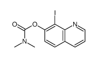 (8-iodoquinolin-7-yl) N,N-dimethylcarbamate结构式