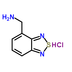 2,1,3-苯并噻二唑-4-基甲胺盐酸盐结构式