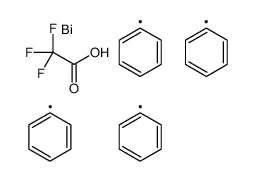 tetraphenylbismuth,2,2,2-trifluoroacetic acid Structure